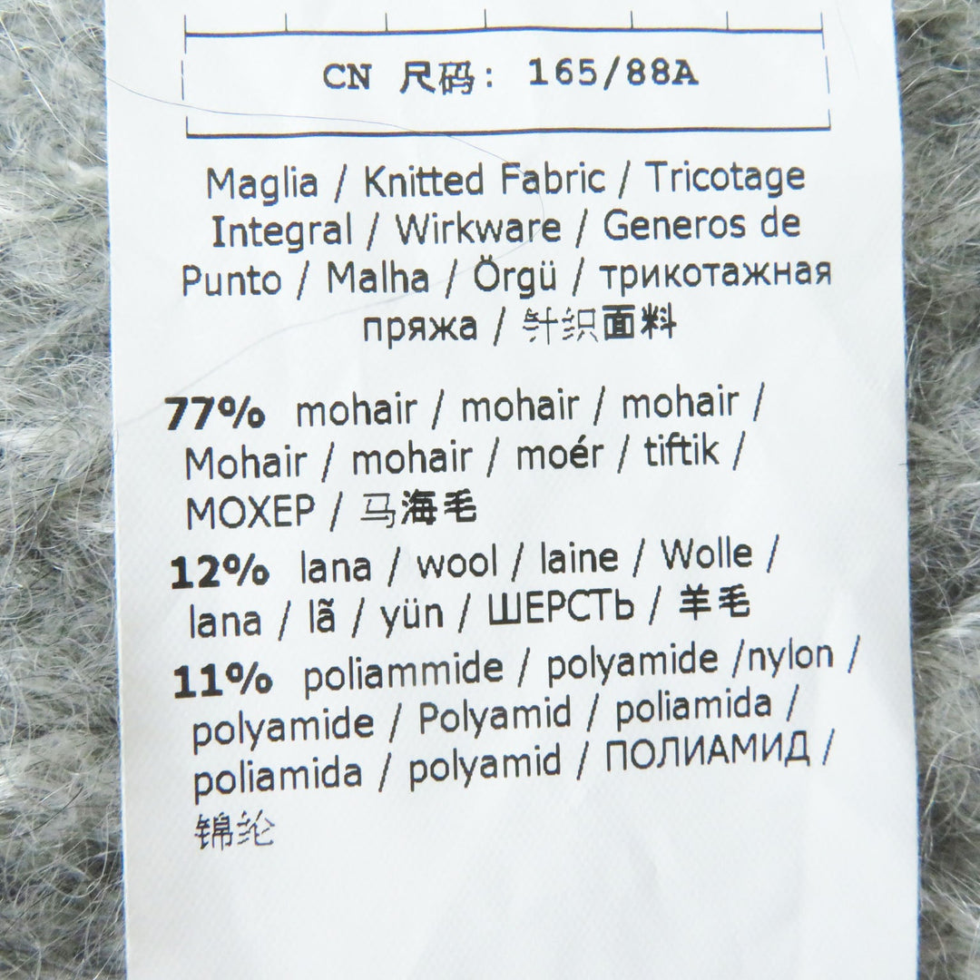 MAX MARA cardigan Main: 77% mohair, Main: 12% wool, Main: 11% nylon gray Women M Used Authentic