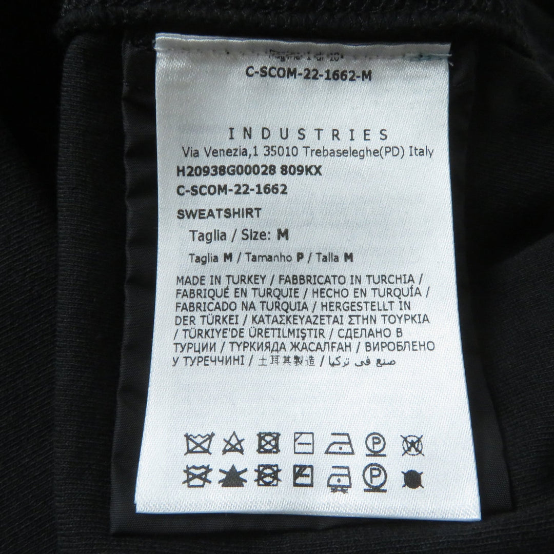 MONCLER pullover Main: 100% cotton, back body: 100% nylon, rib part: 100% cotton, back body lining: 100% cotton, other fabric: 100% nylon, embroidery part: 100% rayon black SWEAT SHIRT Women M Used Authentic