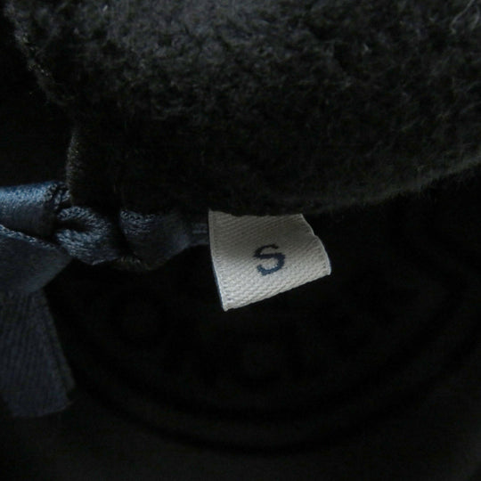 MONCLER pullover Main: 100% cotton, back body: 100% nylon, rib part: 100% cotton, back body lining: 100% cotton, other fabric: 100% nylon, embroidery part: 100% rayon black SWEAT SHIRT Women S Used Authentic