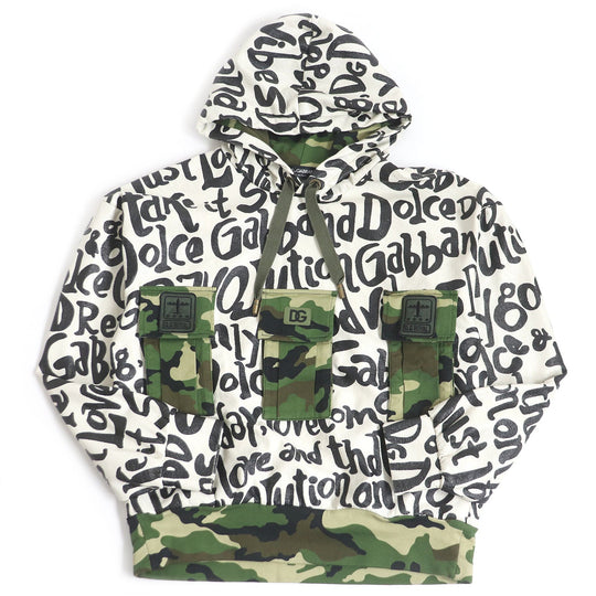 DOLCE&GABBANA setup G9WZ4Z Outer: 80% polyester, Outer: 20% cotton, Lining: 100% cotton, Part: 90% polyurethane, Part: 8% polyester White x Black type mens S Used Authentic