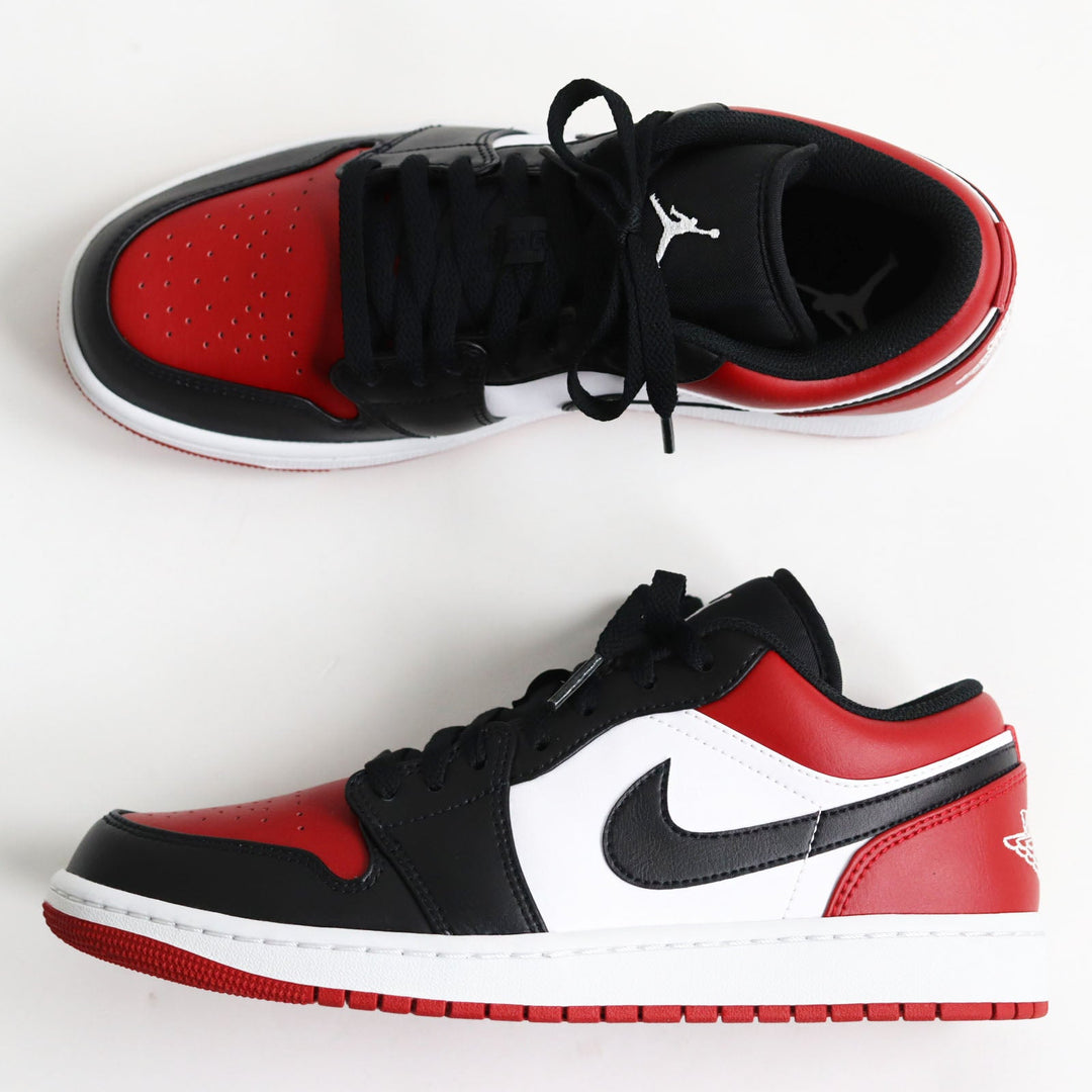 NIKE sneakers 553558 612 leather Black x Red x White AIR JORDAN 1 LOW 42.5