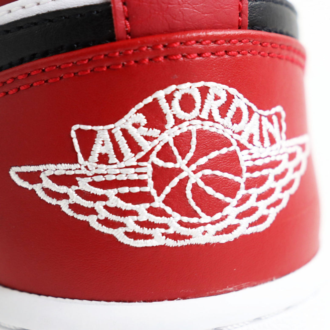 NIKE sneakers 553558 612 leather Black x Red x White AIR JORDAN 1 LOW 42.5