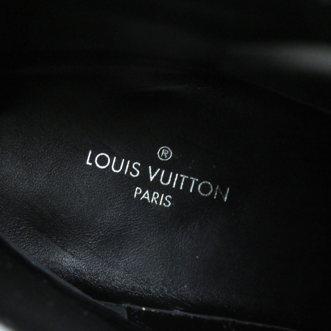 LOUIS VUITTON short boots Main: Leather Black x multicolor Wonderland line Women 35 Used Authentic