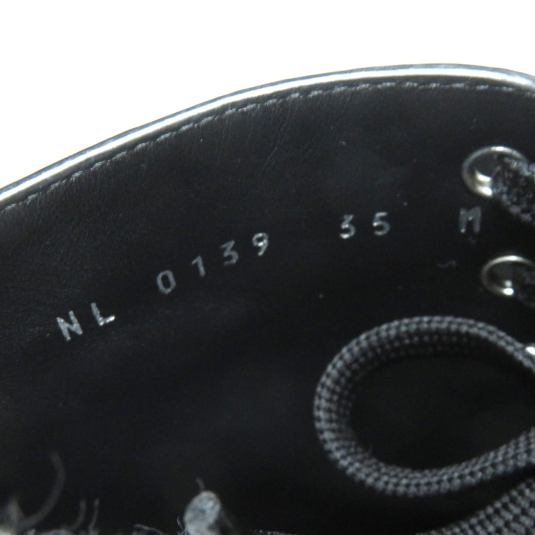LOUIS VUITTON short boots Main: Leather Black x multicolor Wonderland line Women 35 Used Authentic