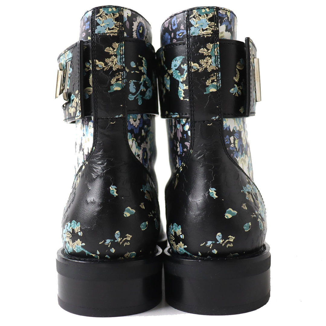 LOUIS VUITTON short boots Main: Leather Black x multicolor Wonderland line Women 35 Used Authentic