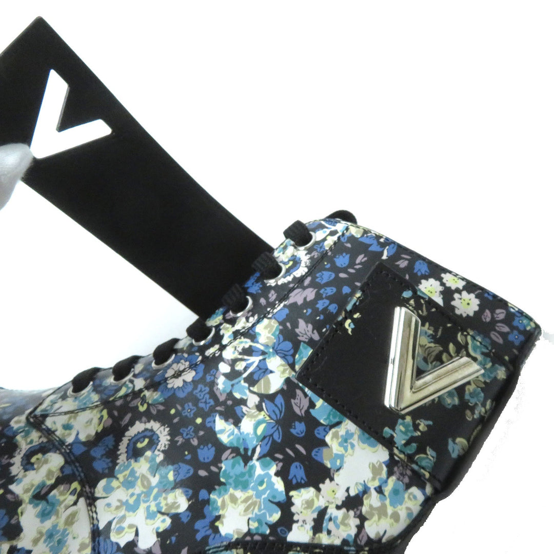 LOUIS VUITTON short boots Main: Leather Black x multicolor Wonderland line Women 35 Used Authentic