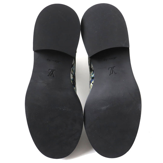 LOUIS VUITTON short boots Main: Leather Black x multicolor Wonderland line Women 35 Used Authentic