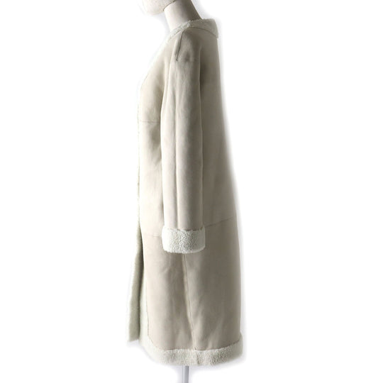 GRACE Class Mouton coat 28364165-0 Main: 100% lamb leather Kinari Women 36 Used Authentic