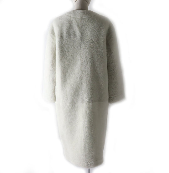 GRACE Class Mouton coat 28364165-0 Main: 100% lamb leather Kinari Women 36 Used Authentic