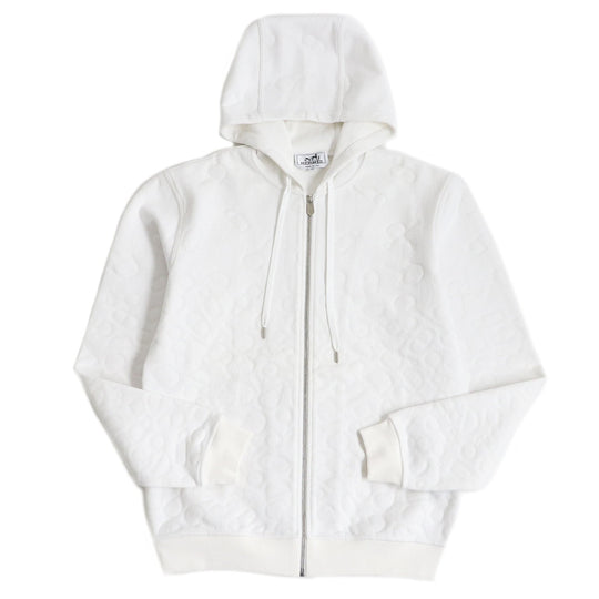 HERMES Hoodie Main: 72% polyamide, 26% cotton, 2% elastane. Parts: 100% cotton. Rib: 90% cotton, 10% elastane. Bron Maillons en Boucle Aero mens XS Used Authentic