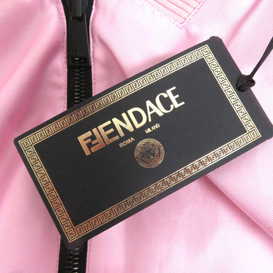 FENDI Blouson FW1091 Main: 100% silk, part: 90% cotton, part: 8% nylon, part: 2% elastane (polyurethane) Pink type mens 48 Used Authentic