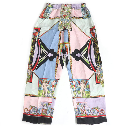 VERSACE Pants Main: 100% silk multicolor mens 44 Used Authentic