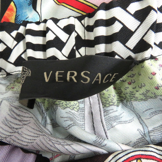 VERSACE Pants Main: 100% silk multicolor mens 44 Used Authentic