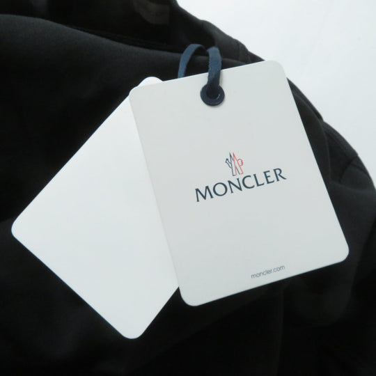 MONCLER pullover Main: 100% cotton, back body: 100% nylon, rib part: 100% cotton, back body lining: 100% cotton, other fabric: 100% nylon, embroidery part: 100% rayon black SWEAT SHIRT Women L Used Authentic