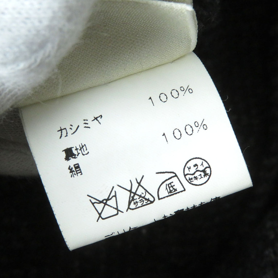 HERMES coat Outer: 100% cashmere, Lining: 100% silk Dark gray Women 36 Used Authentic