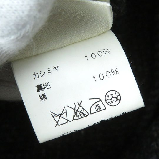 HERMES coat Outer: 100% cashmere, Lining: 100% silk Dark gray Women 36 Used Authentic