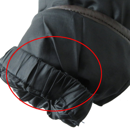 MACKINTOSH PHILOSOPHY Down jacket Outer: 100% polyester, Lining: 100% nylon, Filling: 80% down, Filling: 20% feather, Piping: Synthetic leather Leather: Cowhide Hood fur: Raccoon dog Black type Women 38 Used Authentic