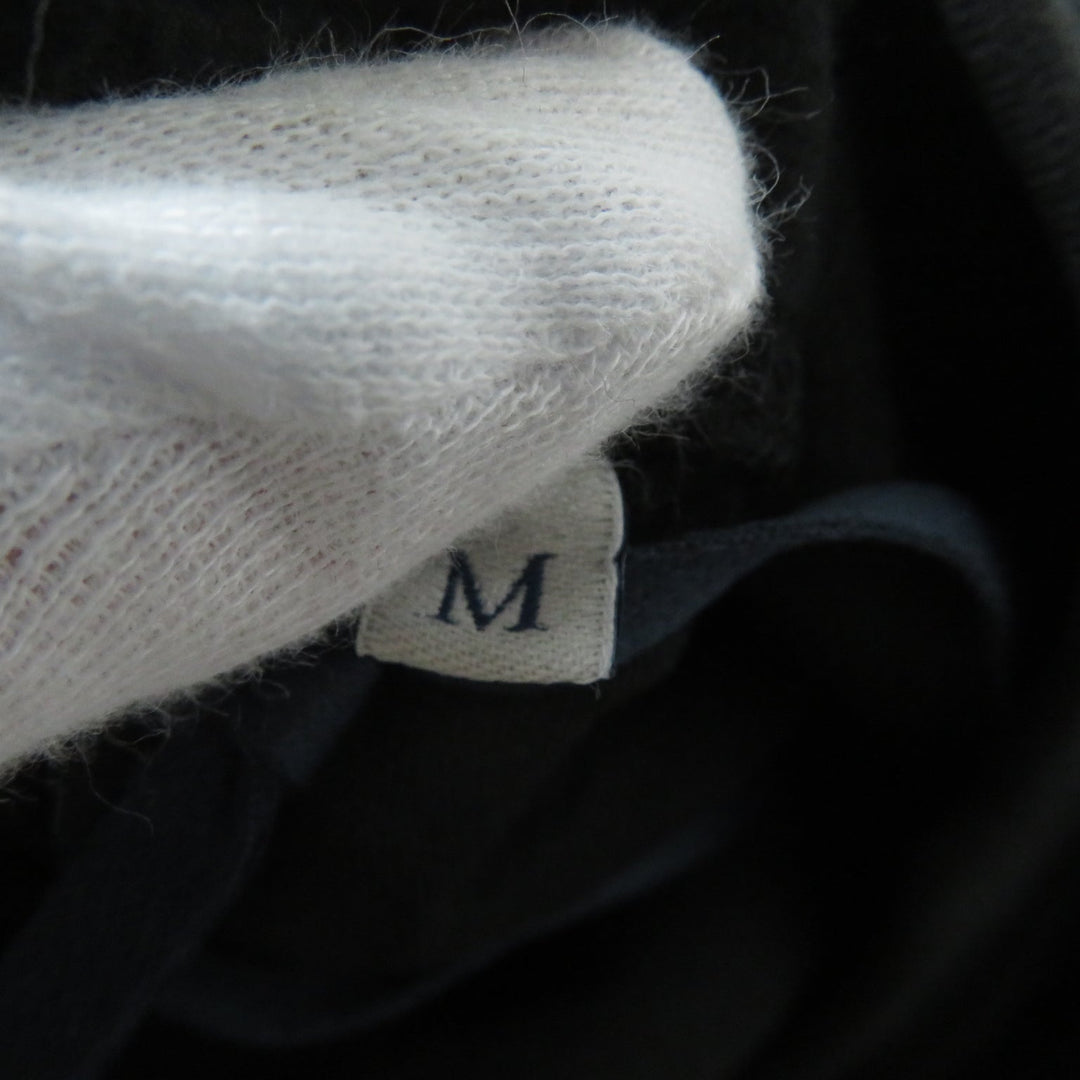 MONCLER pullover Main: 100% cotton, back body: 100% nylon, rib part: 100% cotton, back body lining: 100% cotton, other fabric: 100% nylon, embroidery part: 100% rayon black SWEAT SHIRT Women M Used Authentic