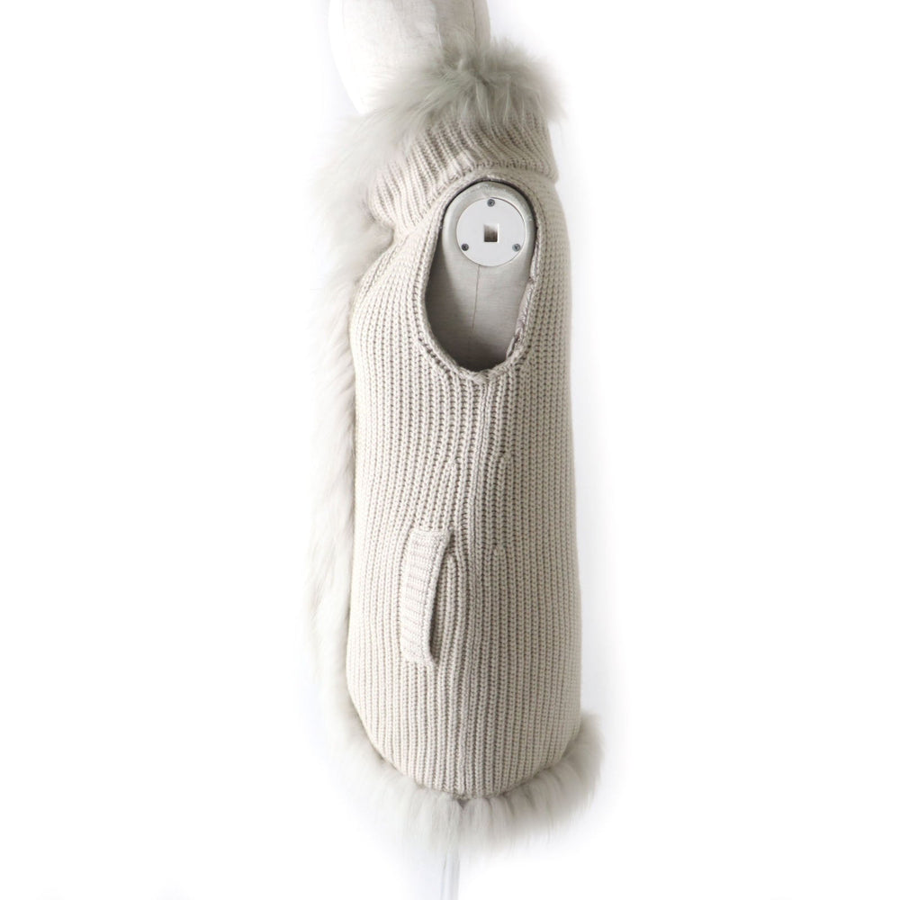 Herno Down vest PI0236D cashmere light beige 42