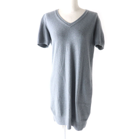 Loro Piana one piece FAF4260 Main: 100% cashmere gray Women 40 Used Authentic