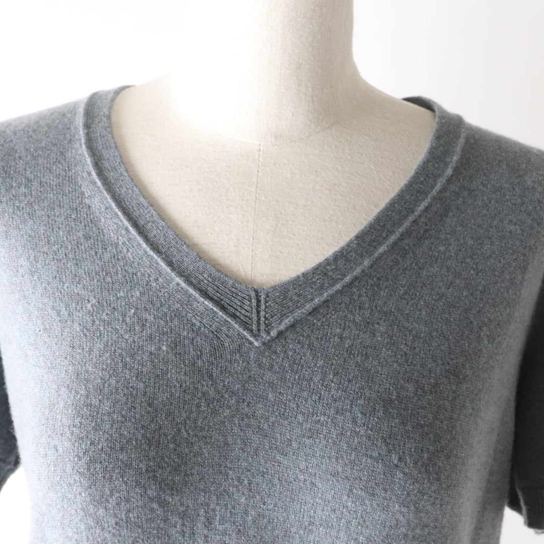 Loro Piana one piece FAF4260 Main: 100% cashmere gray Women 40 Used Authentic