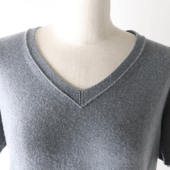 Loro Piana one piece FAF4260 Main: 100% cashmere gray Women 40 Used Authentic