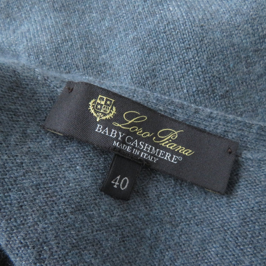 Loro Piana one piece FAF4260 Main: 100% cashmere gray Women 40 Used Authentic