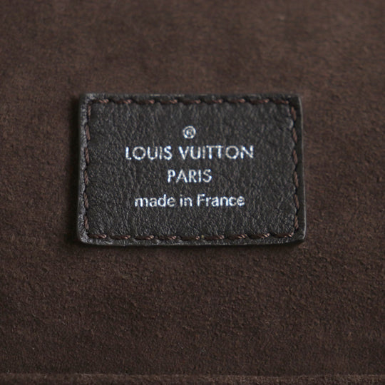 LOUIS VUITTON Backpack M40277 Monogram canvas x fleece/sheepskin Orange Monogram 2014 Celebrating Monogram Sac a do Bosphore mens Used Authentic