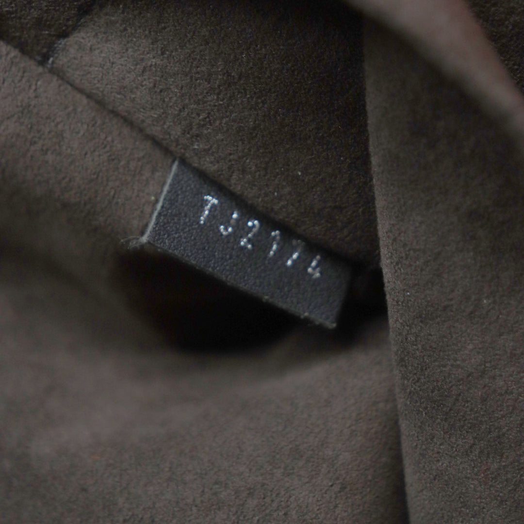 LOUIS VUITTON Backpack M40277 Monogram canvas x fleece/sheepskin Orange Monogram 2014 Celebrating Monogram Sac a do Bosphore mens Used Authentic