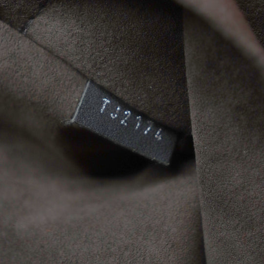 LOUIS VUITTON Backpack M40277 Monogram canvas x fleece/sheepskin Orange Monogram 2014 Celebrating Monogram Sac a do Bosphore mens Used Authentic