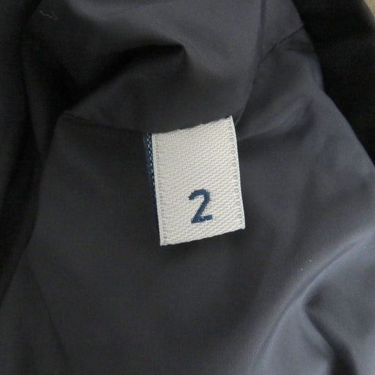 MONCLER Down vest Main: 100% nylon, Filling: 90% down, Filling: 10% feather, Other fabric: 100% wool, Fur part: sheep Navy AUBE GILET mens 2 Used Authentic