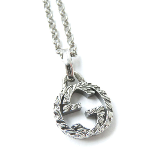 GUCCI Necklace Main�FAG925 Silver Arabesque Women Used Authentic