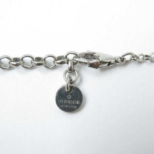GUCCI Necklace Main�FAG925 Silver Arabesque Women Used Authentic