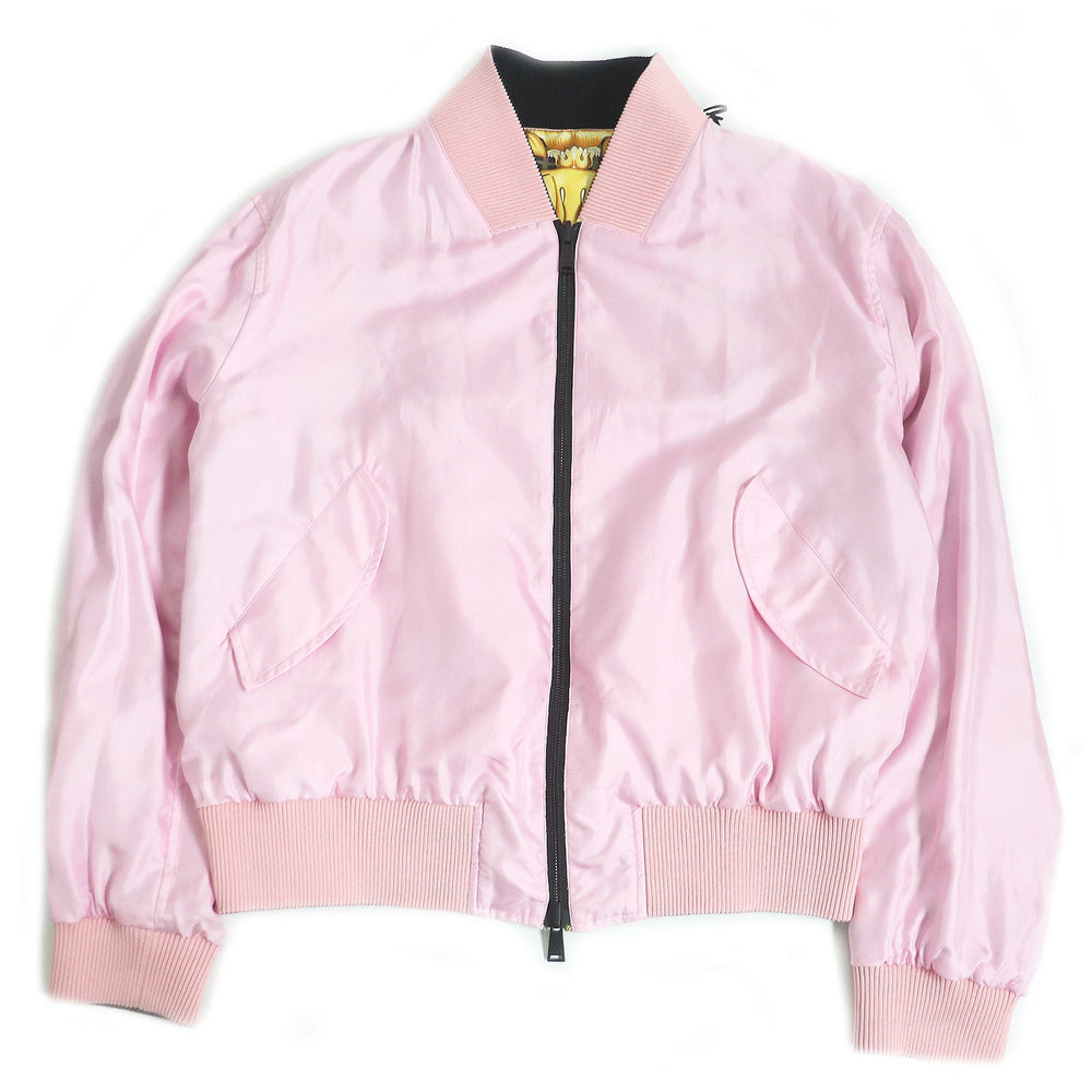 FENDI Blouson FW1091 Main: 100% silk, part: 90% cotton, part: 8% nylon, part: 2% elastane (polyurethane) Pink type mens 48 Used Authentic