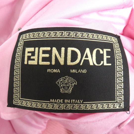 FENDI Blouson FW1091 Main: 100% silk, part: 90% cotton, part: 8% nylon, part: 2% elastane (polyurethane) Pink type mens 48 Used Authentic