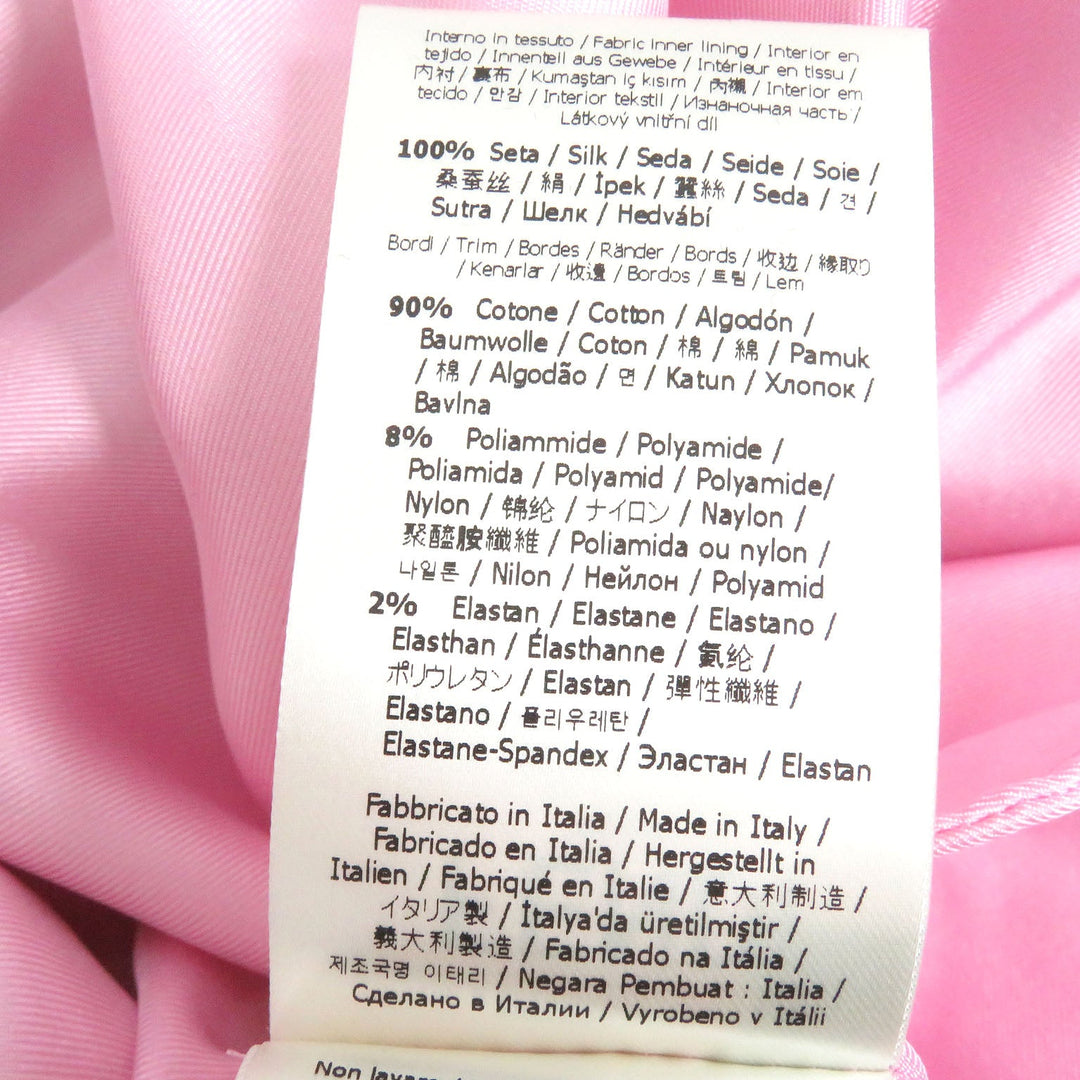 FENDI Blouson FW1091 Main: 100% silk, part: 90% cotton, part: 8% nylon, part: 2% elastane (polyurethane) Pink type mens 48 Used Authentic