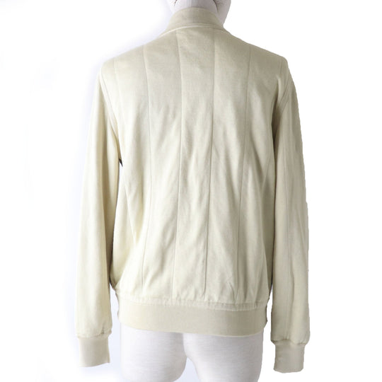 HERMES Nylon jacket Main: 100% silk, Main: 80% silk, Main: 14% cashmere, Main: 6% polyester, Part: 100% rayon, Filling: 100% polyester beige Women 34 Used Authentic