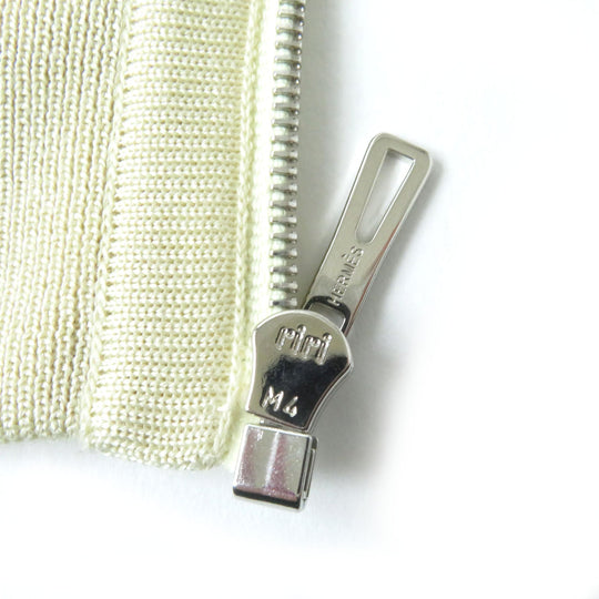 HERMES Nylon jacket Main: 100% silk, Main: 80% silk, Main: 14% cashmere, Main: 6% polyester, Part: 100% rayon, Filling: 100% polyester beige Women 34 Used Authentic