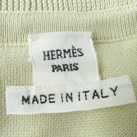 HERMES Nylon jacket Main: 100% silk, Main: 80% silk, Main: 14% cashmere, Main: 6% polyester, Part: 100% rayon, Filling: 100% polyester beige Women 34 Used Authentic