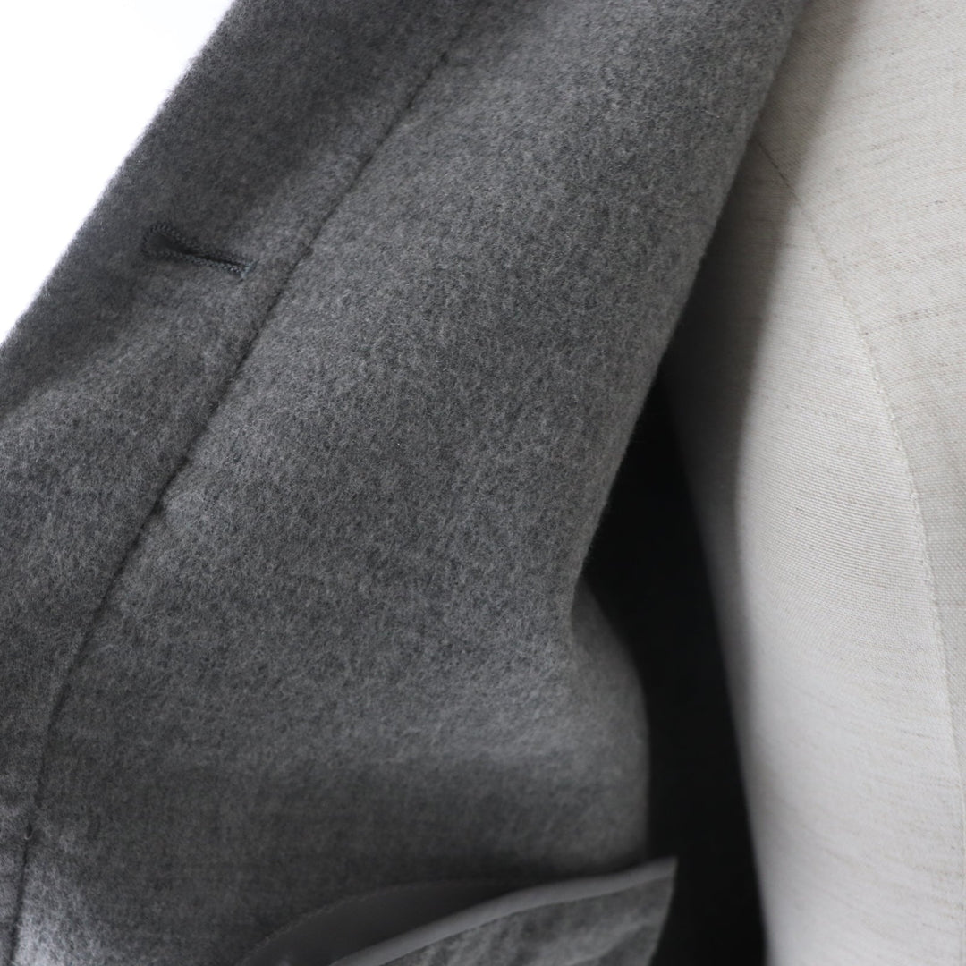 Loro Piana tailored jacket FAL1415 Main: 100% cashmere, Lining: (sleeve lining) 100% silk gray Women 38 Used Authentic