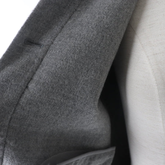 Loro Piana tailored jacket FAL1415 Main: 100% cashmere, Lining: (sleeve lining) 100% silk gray Women 38 Used Authentic