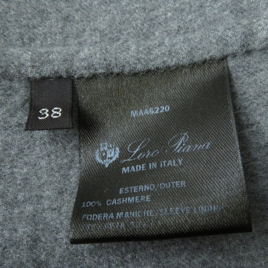 Loro Piana tailored jacket FAL1415 Main: 100% cashmere, Lining: (sleeve lining) 100% silk gray Women 38 Used Authentic