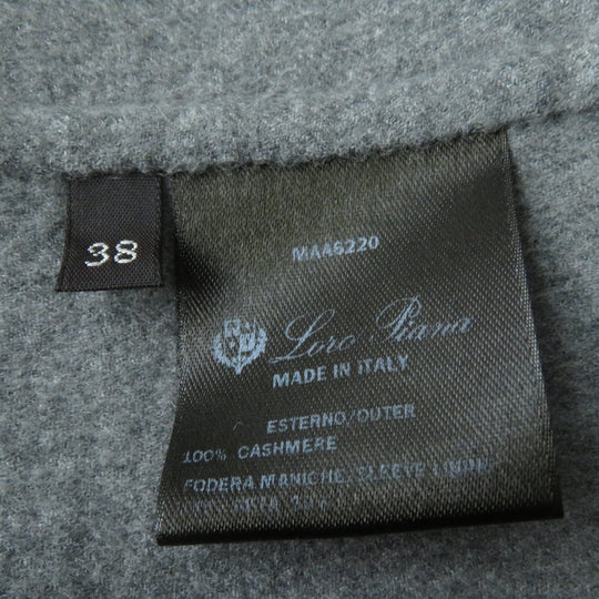 Loro Piana tailored jacket FAL1415 Main: 100% cashmere, Lining: (sleeve lining) 100% silk gray Women 38 Used Authentic