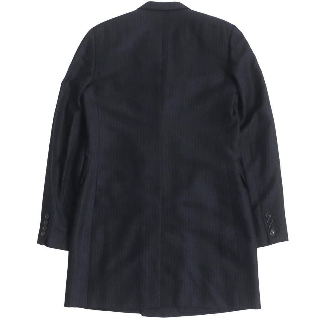 Dior HOMME Double chester coat 533C341A3430 Outer: 95% wool, Outer: 5% silk, Lining: 55% rayon, Lining: 45% cupra, Lining: 100% cupra Dark navy mens 46 Used Authentic