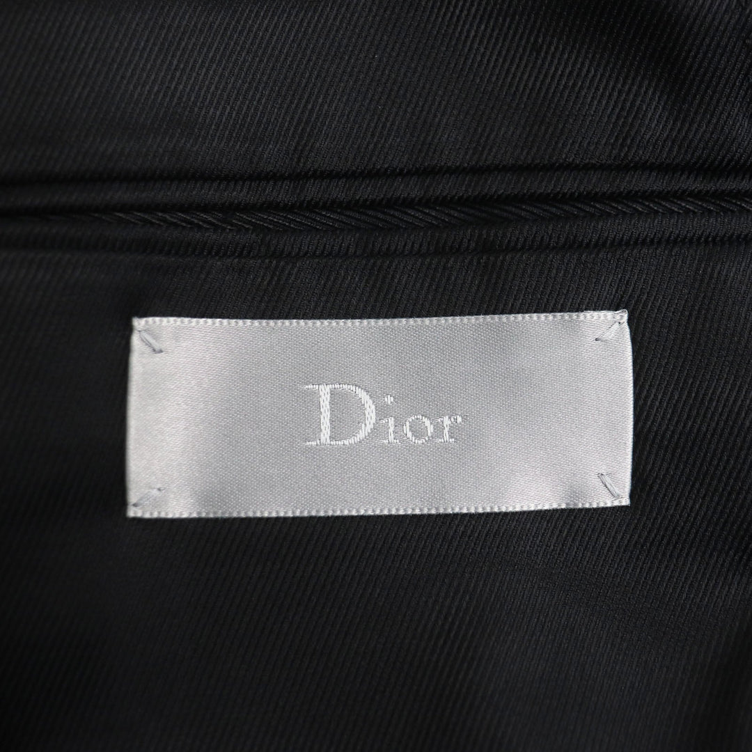 Dior HOMME Double chester coat 533C341A3430 Outer: 95% wool, Outer: 5% silk, Lining: 55% rayon, Lining: 45% cupra, Lining: 100% cupra Dark navy mens 46 Used Authentic