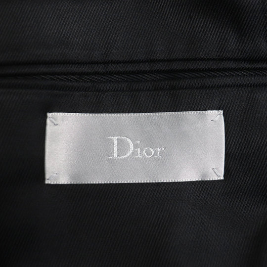 Dior HOMME Double chester coat 533C341A3430 Outer: 95% wool, Outer: 5% silk, Lining: 55% rayon, Lining: 45% cupra, Lining: 100% cupra Dark navy mens 46 Used Authentic