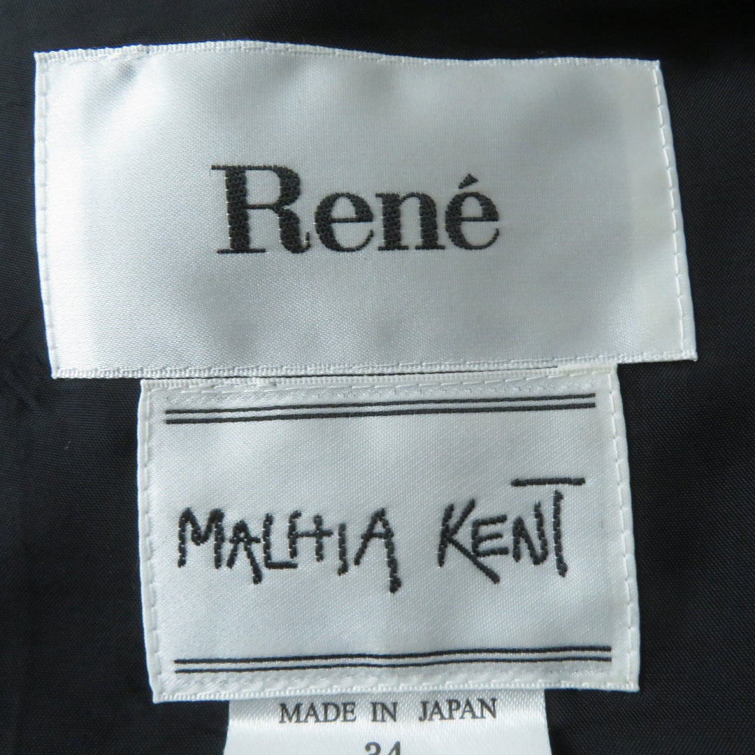 Rene one piece Main: 47% acrylic, Main: 32% cotton, Main: 18% polyester, Main: 3% nylon, Part: 100% nylon Black White Women 34 Used Authentic