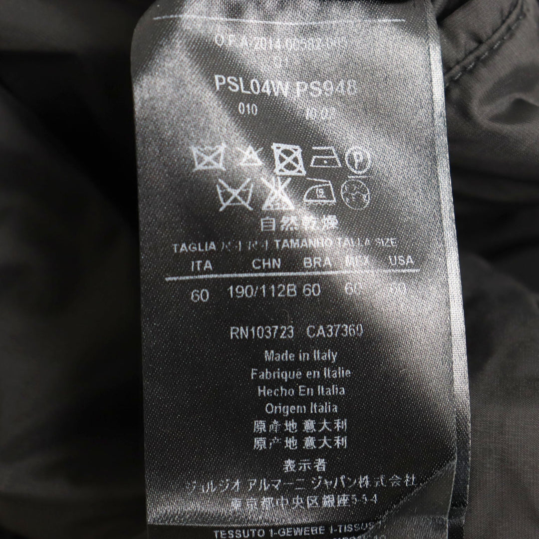 GIORGIO ARMANI coat PSL04W PS948 Main: 66% alpaca, Main: 34% wool gray mens 60 Used Authentic
