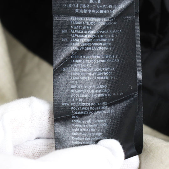 GIORGIO ARMANI coat PSL04W PS948 Main: 66% alpaca, Main: 34% wool gray mens 60 Used Authentic