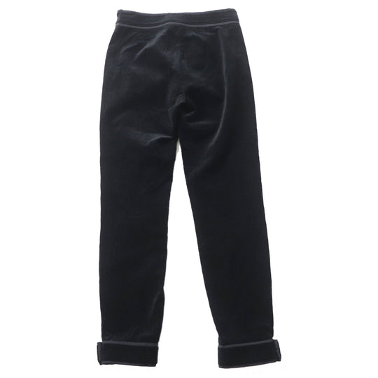 CHANEL Pants P44709 Main: 99% cotton, Main: 1% elastane (polyurethane) black Women 34 Used Authentic